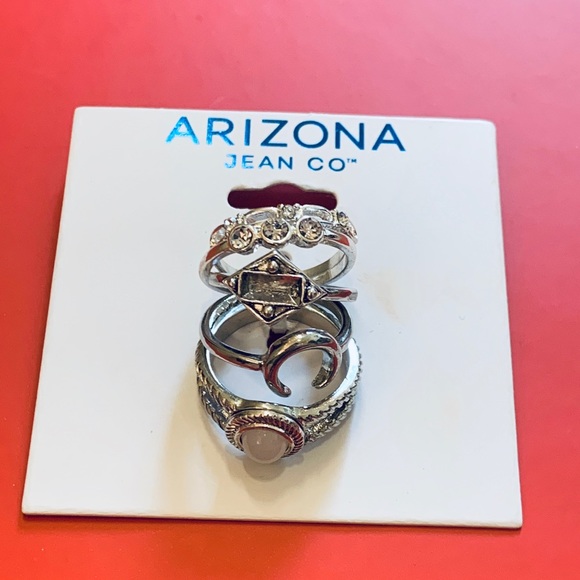 Arizona Jean Company Jewelry - Arizona Jean Co. jewelry ring set silver moon hobo
